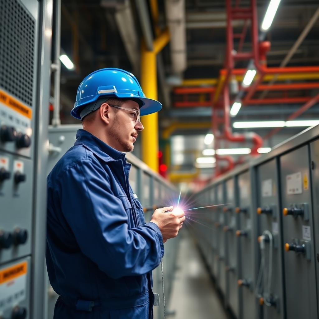 Industrial Power Distribution project example by Dena Electronics