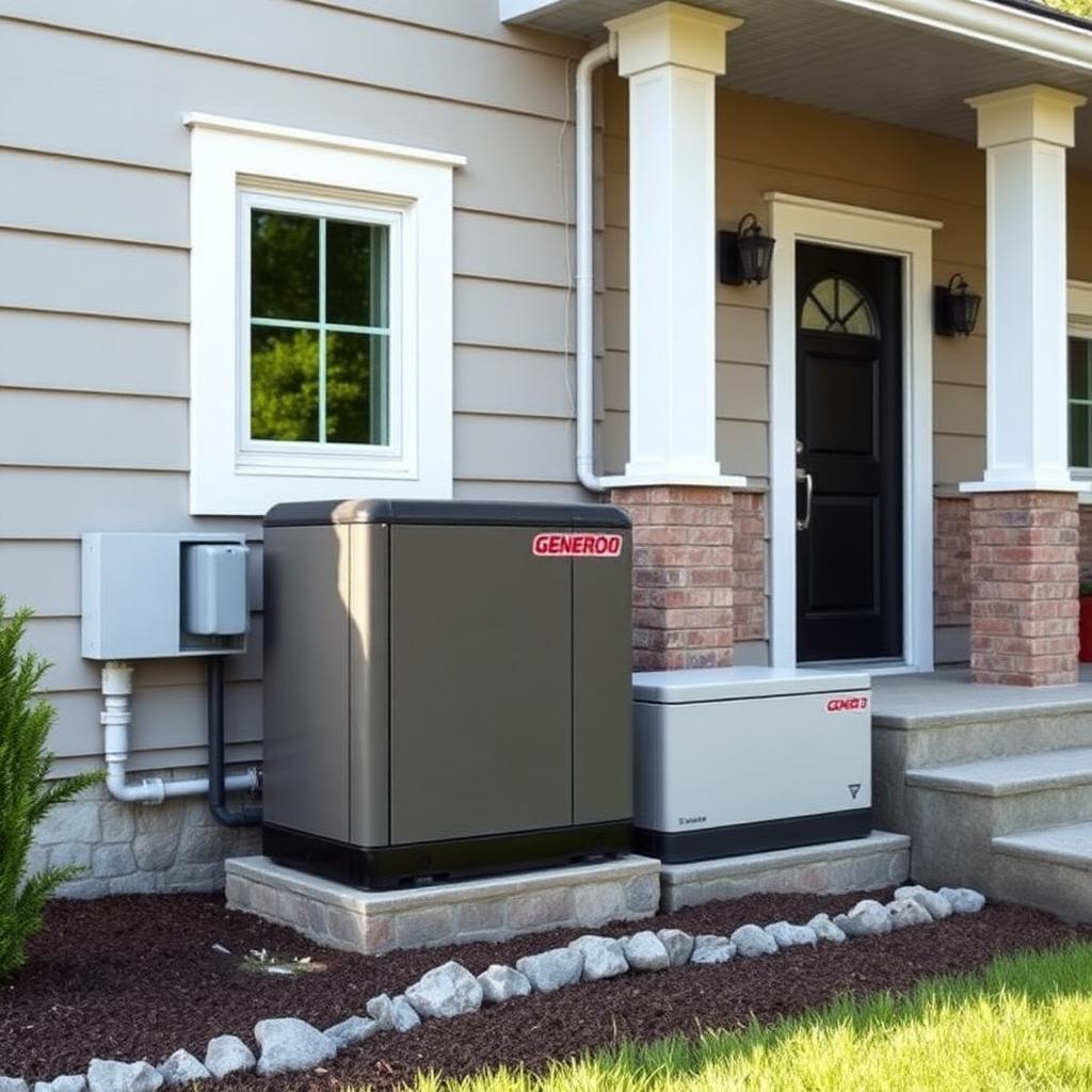Backup Generator Installation project example by Dena Electronics